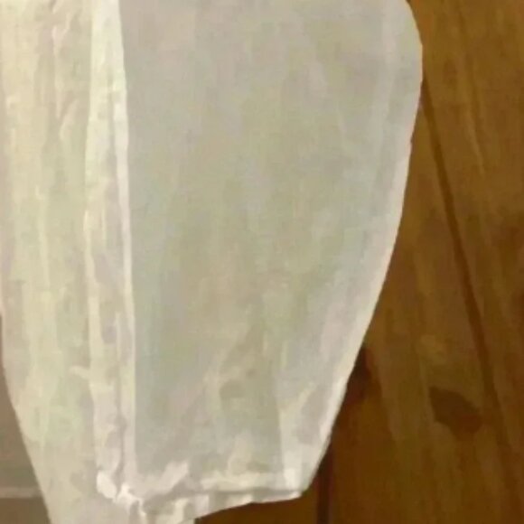 Kristense Du Nord Blouse/Coverup Size-3 Sheer Fabric In White NWT - Picture 4 of 6